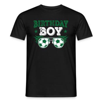 Geburtstagsbuldenfußballspieler Bday Team Party - Männer T-Shirt - Schwarz - Vorne - AI Model Male 178 light (178cm)