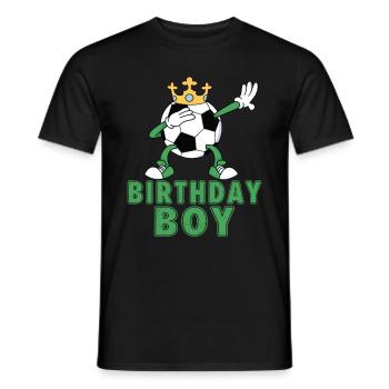 Geburtstagsbuldenfußballspieler Bday Team Party - Männer T-Shirt - Schwarz - Vorne - AI Model Male 178 light (178cm)