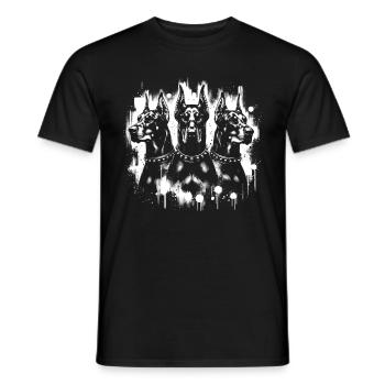 Doberman Pinscher Doberman Lover Dog Owner - Men's T-Shirt - black - Front - AI Model Male 178 light (178cm)