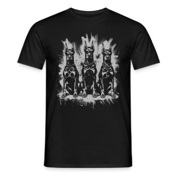 Doberman Pinscher Doberman Lover Dog Owner - Men's T-Shirt - black - Front - AI Model Male 178 light (178cm)