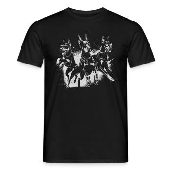 Doberman Pinscher Doberman Lover Dog Owner - Men's T-Shirt - black - Front - AI Model Male 178 light (178cm)