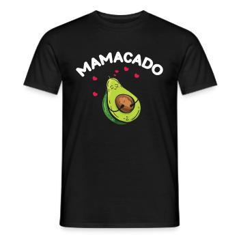 Avocado Mom Mamacado Pregnant Mom - Men's T-Shirt - black - Front - AI Model Male 178 light (178cm)