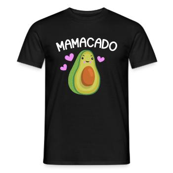 Avocado Mom Mamacado Pregnant Mom - Men's T-Shirt - black - Front - AI Model Male 178 light (178cm)