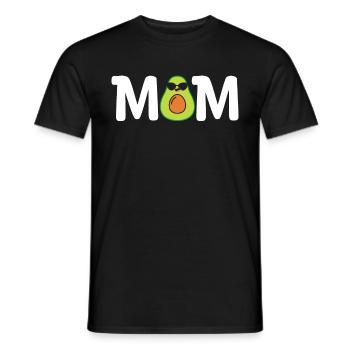 Avocado Mom Mamacado Pregnant Mom - Men's T-Shirt - black - Front - AI Model Male 178 light (178cm)