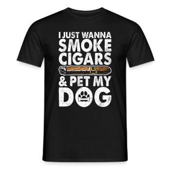 Fumeur de cigares - T-shirt homme - noir - Devant - AI Model Male 178 light (178cm)