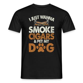 Fumeur de cigares - T-shirt homme - noir - Devant - AI Model Male 178 light (178cm)