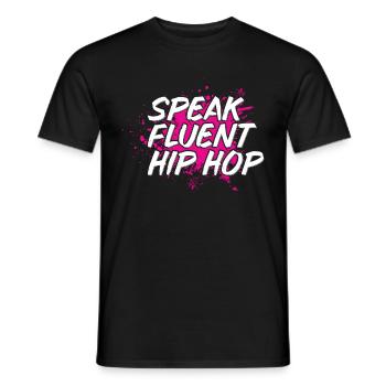 HipHop Dancers Breakdancing 80s 90s Hip Hop - Men's T-Shirt - black - Front - AI Model Male 178 light (178cm)