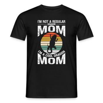 Bärde Drachenliebhaber Pogona Reptile Eidechse - Männer T-Shirt - Schwarz - Vorne - AI Model Male 178 light (178cm)