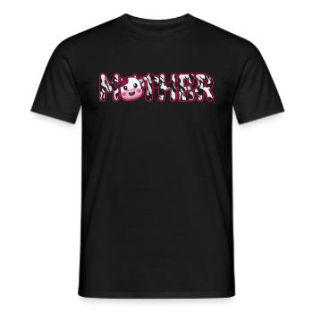 Mère Cowboy anniversaire famille match partie - T-shirt homme - noir - Devant - AI Model Male 178 light (178cm)