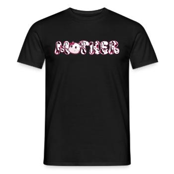 Mère Cowboy anniversaire famille match partie - T-shirt homme - noir - Devant - AI Model Male 178 light (178cm)
