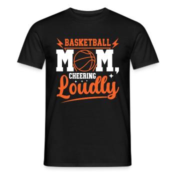 Basketball Mom Basketball Mama - Männer T-Shirt - Schwarz - Vorne - AI Model Male 178 light (178cm)