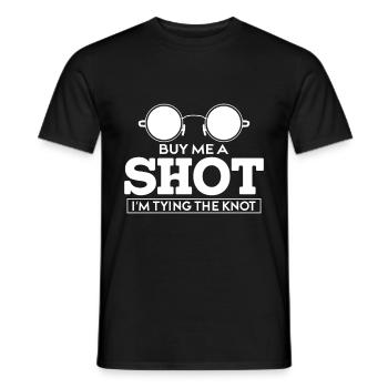 Bräutigam Bachelor Party Unkraut - Männer T-Shirt - Schwarz - Vorne - AI Model Male 178 light (178cm)
