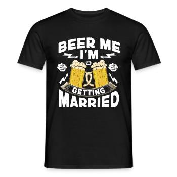 Bräutigam Bachelor Party Unkraut - Männer T-Shirt - Schwarz - Vorne - AI Model Male 178 light (178cm)
