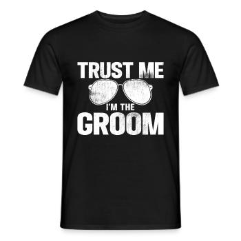 Enterrement de vie de garçon marié - T-shirt homme - noir - Devant - AI Model Male 178 light (178cm)