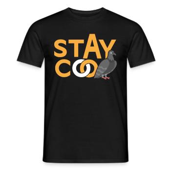 pigeon fancier pigeon bird lover pigeon - Men's T-Shirt - black - Front - AI Model Male 178 light (178cm)