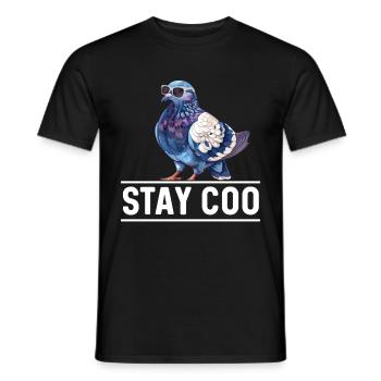 pigeon fancier pigeon bird lover pigeon - Men's T-Shirt - black - Front - AI Model Male 178 light (178cm)