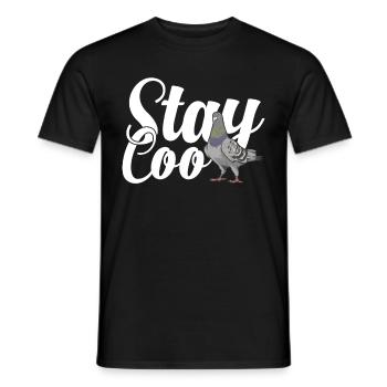 pigeon fancier pigeon bird lover pigeon - Men's T-Shirt - black - Front - AI Model Male 178 light (178cm)