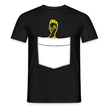 pigeon fancier pigeon bird lover pigeon - Men's T-Shirt - black - Front - AI Model Male 178 light (178cm)