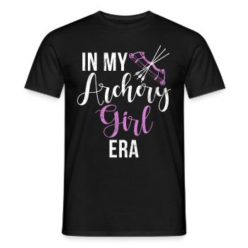 Tir à l’arc Chasse à l’arc Filles Chasse à la flèche - T-shirt homme - noir - Devant - AI Model Male 178 light (178cm)