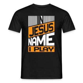 Klavier Christliche Musik Jesus Pianist Gott - Männer T-Shirt - Schwarz - Vorne - AI Model Male 178 light (178cm)