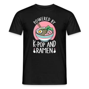 Ramen- Und K-Pop-Waren Kawaii Finger Herz - Männer T-Shirt - Schwarz - Vorne - AI Model Male 178 light (178cm)
