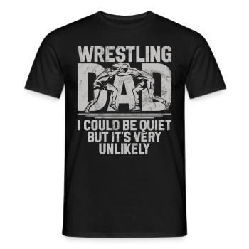 Wrestling Dad Wrestler Männer Vatertag - Männer T-Shirt - Schwarz - Vorne - AI Model Male 178 light (178cm)