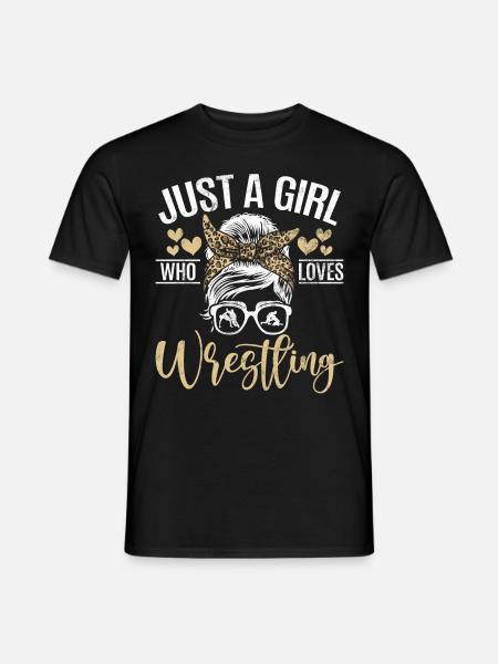 Lutteuse Fille Grappling Lutteuse Femmes - T-shirt homme - noir