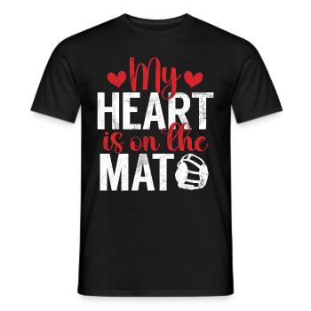 Lutte Maman Lutteuse Femmes Combattante - T-shirt homme - noir - Devant - AI Model Male 178 light (178cm)