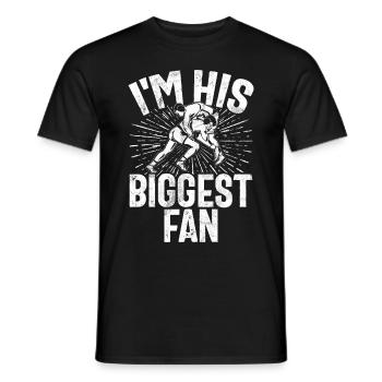 Kawaii Chibi Anime Girl Anime Merch Japanese - Men's T-Shirt - black - Front - AI Model Male 178 light (178cm)