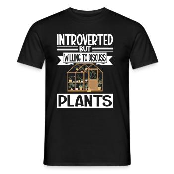 Jardin Jardin Plantes de jardin Légumes - T-shirt homme - noir - Devant - AI Model Male 178 light (178cm)