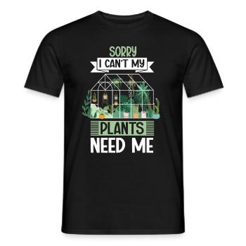 Jardin Jardin Plantes de jardin Légumes - T-shirt homme - noir - Devant - AI Model Male 178 light (178cm)