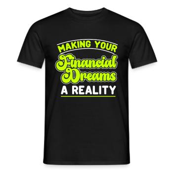 Accounting Secretary of Accountants Accounting - Men's T-Shirt - black - Front - AI Model Male 178 light (178cm)