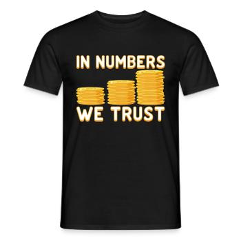 Accounting Secretary of Accountants Accounting - Men's T-Shirt - black - Front - AI Model Male 178 light (178cm)