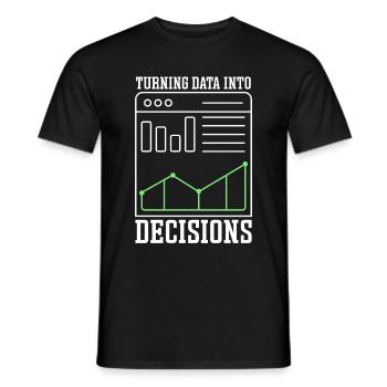 Accounting Secretary of Accountants Accounting - Men's T-Shirt - black - Front - AI Model Male 178 light (178cm)