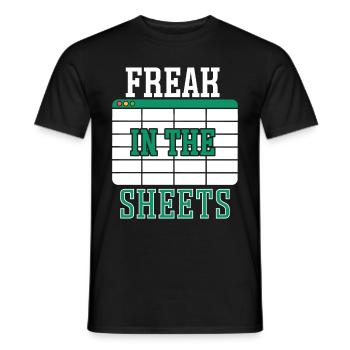 Accounting Secretary of Accountants Accounting - Men's T-Shirt - black - Front - AI Model Male 178 light (178cm)