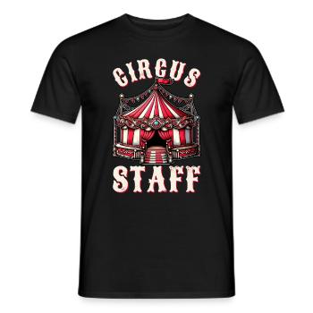 Circus Staff Carnival Kostüm Zirkusveranstaltung - Männer T-Shirt - Schwarz - Vorne - AI Model Male 178 light (178cm)
