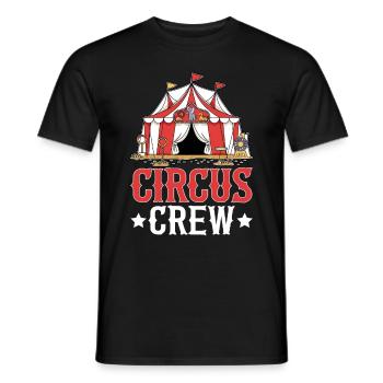 Personnel de cirque Carnaval costumé Événement de cirque - T-shirt homme - noir - Devant - AI Model Male 178 light (178cm)