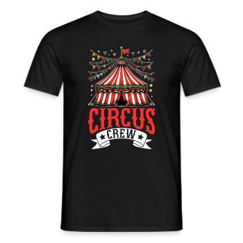 Personnel de cirque Carnaval costumé Événement de cirque - T-shirt homme - noir - Devant - AI Model Male 178 light (178cm)
