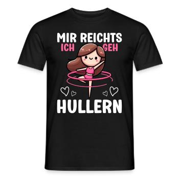 Mir Reichts Ich Geh Hullern Huller - Männer T-Shirt - Schwarz - Vorne - AI Model Male 178 light (178cm)