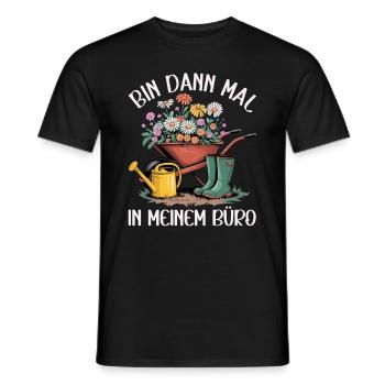 Jardin Jardinage Plantes Jardiniers Jardiniers Amateurs - T-shirt homme - noir - Devant - AI Model Male 178 light (178cm)