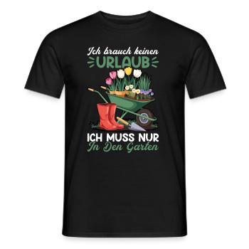 Jardin Jardinage Plantes Jardiniers Jardiniers Amateurs - T-shirt homme - noir - Devant - AI Model Male 178 light (178cm)