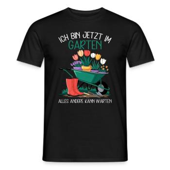 Jardin Jardinage Plantes Jardiniers Jardiniers Amateurs - T-shirt homme - noir - Devant - AI Model Male 178 light (178cm)