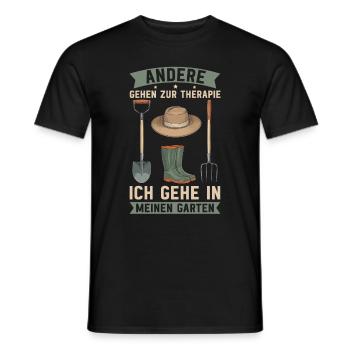 Jardin Jardinage Plantes Jardiniers Jardiniers Amateurs - T-shirt homme - noir - Devant - AI Model Male 178 light (178cm)