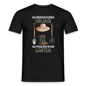 Jardin Jardinage Plantes Jardiniers Jardiniers Amateurs - T-shirt homme - noir - Devant - AI Model Male 178 light (178cm)