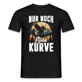 Berge Natur Bergsteigen Alpen Klettern Wandern - Männer T-Shirt - Schwarz - Vorne - AI Model Male 178 light (178cm)