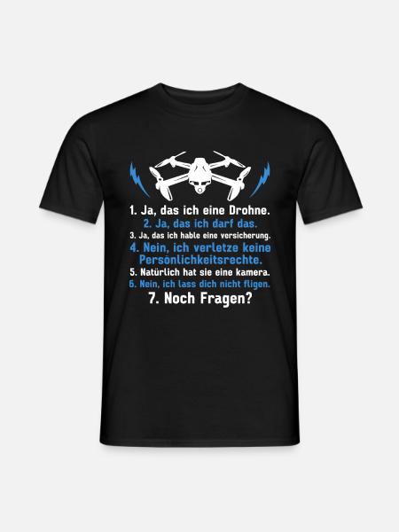 Drone Pilot Quadcopter Flying Quadcopter - Men's T-Shirt - black