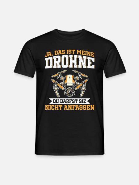 Drone Pilot Quadcopter Flying Quadcopter - Men's T-Shirt - black