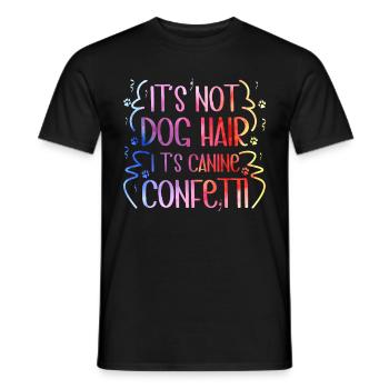 Hundegruamwelpen Haustier -Pflege -Job Salon - Männer T-Shirt - Schwarz - Vorne - AI Model Male 178 light (178cm)