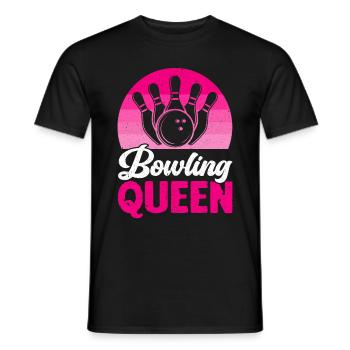 Bowling Girl Funny Ladies Team Bowler Sport - Männer T-Shirt - Schwarz - Vorne - AI Model Male 178 light (178cm)