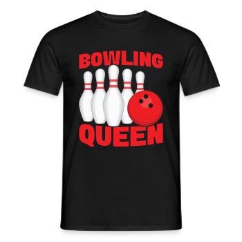 Bowling Girl Funny Ladies Team Bowler Sport - Männer T-Shirt - Schwarz - Vorne - AI Model Male 178 light (178cm)